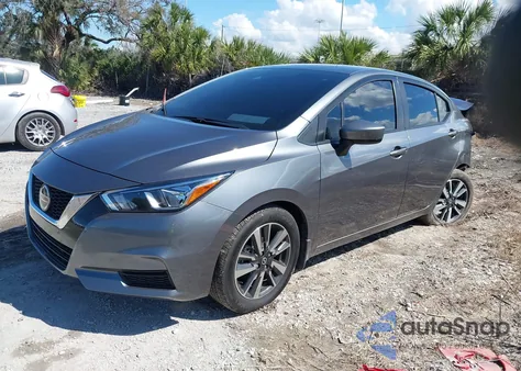 2022 Nissan Versa Sv из США, поврежденный, VIN 3N1CN8EV0NL850919